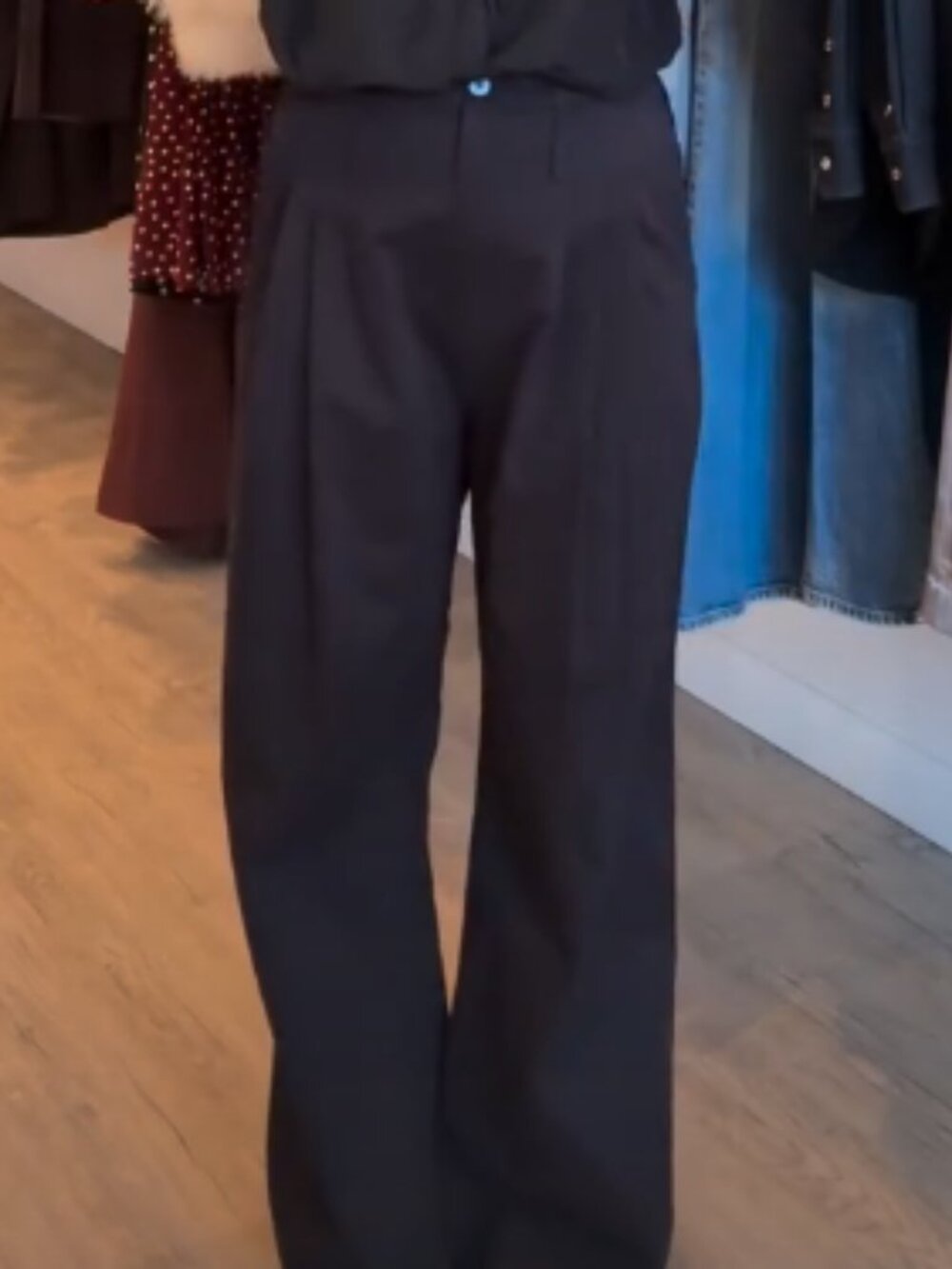 Jamie Haller The Triple Pleat Trousers in Black Cotton 0